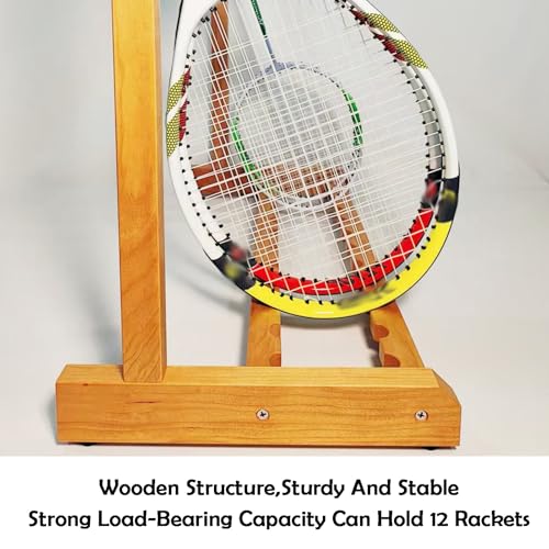 Support de raquette de badminton vertical et rangement de tennis