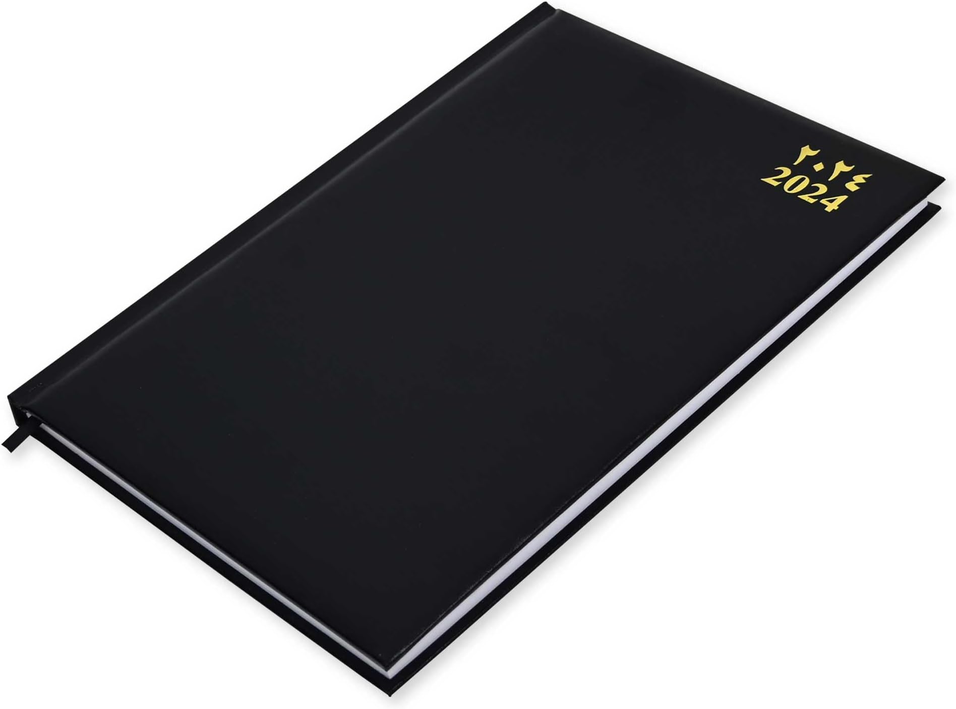 FIS A4 Diary 2024 Arabic/English (Saturday & Sunday Combined) Black - FSDI48AE24BK