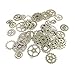 Produktbild 100 Gramm Steampunk Zahnräder Metall Anhänger Zahnraeder Steampunk für Schmuck Basteln Legierungsschmuckzubehör der Weinlese DIY handgemachtes (ca.70pcs)