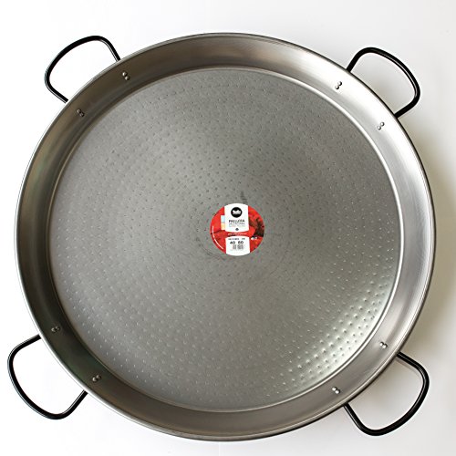 Spanish Paella Kit with Gas Burner & Polished Steel Pan - 32 inch (80 cm) up to 40 servings - Thumbnail 5