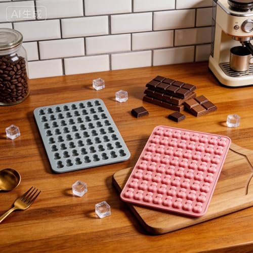 Molde de silicona para chocolates y hielos miniatura 6