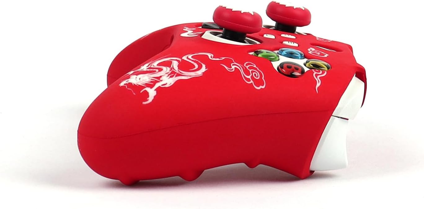 RALAN Controller Skin for Xbox Series, Anti-Slip Silicone Controller Cover Protector Case Compatible for Xbox Series Wireless/Wired Gamepad Joystick with 2 Cute Thumb Grips Caps - Image 4