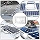 7 x Solarpanel Halterung Wohnmobil, Solarpanel Montagehalterungen Seitenhalterungen ABS Solarpanel Mounting Solarplatten Halterung für Solarpane, Eckhalter Satz Bohrfrei für für Wohnmobile, Dächer
