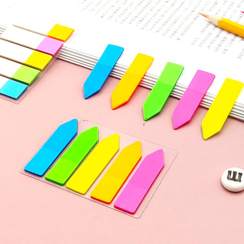 Amazon.co.jp: ふせん 矢印 付箋 強粘着 ふせん フィルム 透明 細い