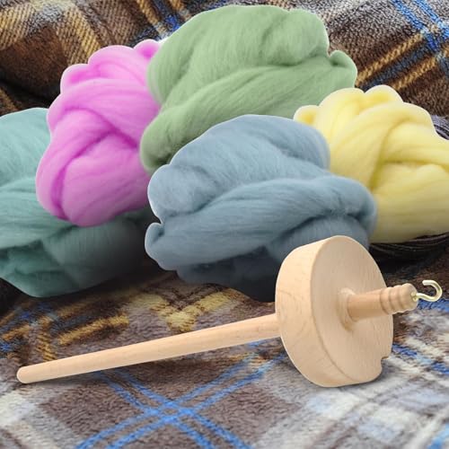 Fallspindel | Senkspindel | Ergonomische Spinnmaschine mit geschnitztem – Bild 3