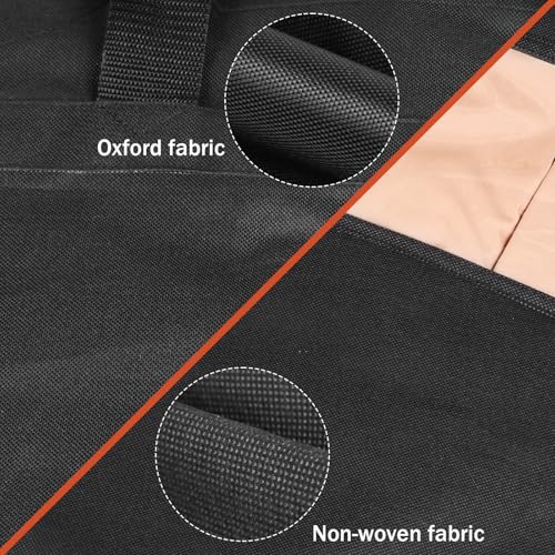 Image of Univivi 60 '' Foldable Extra Long Dress Garment Bag, Premium Breathable & Tear-resistant Hanging Dress Cover for Travel and Closet Storage with Mesh Shoe Pocket and 2 Carry Handles