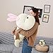 Produktbild qingbaobao Weiche Kaninchen Plüschtier Gefüllte Cartoon Tier Kaninchen Puppe Baby Begleiten Kissen Schlafzimmer Dekoration Kinder Geschenke 45 cm