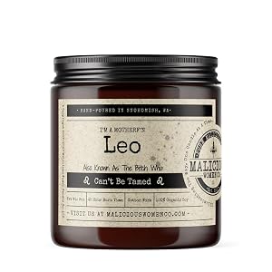 Malicious Women Leo Zodiac Bitch Soja-Kerze