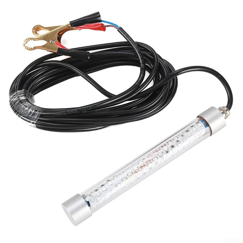 Luz de señuelo de pesca 12V 50W para lámpara de cebo submarina y pesca nocturna IP68