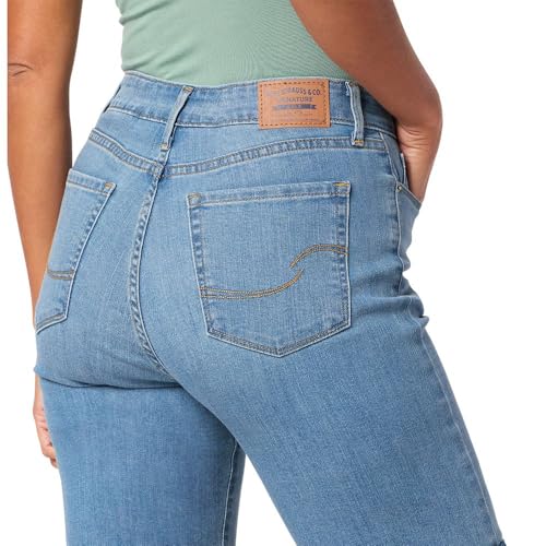 Image of Levi Strauss Signature Gold Women's Mid-Rise Bermuda Shorts Stretch Denim (Available in Plus Size)