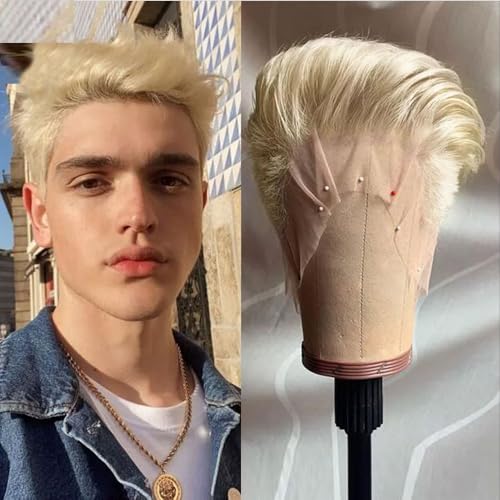 Hesperis Shaved Boy Cut 613 Blonde Human Hair Wig Brazilian