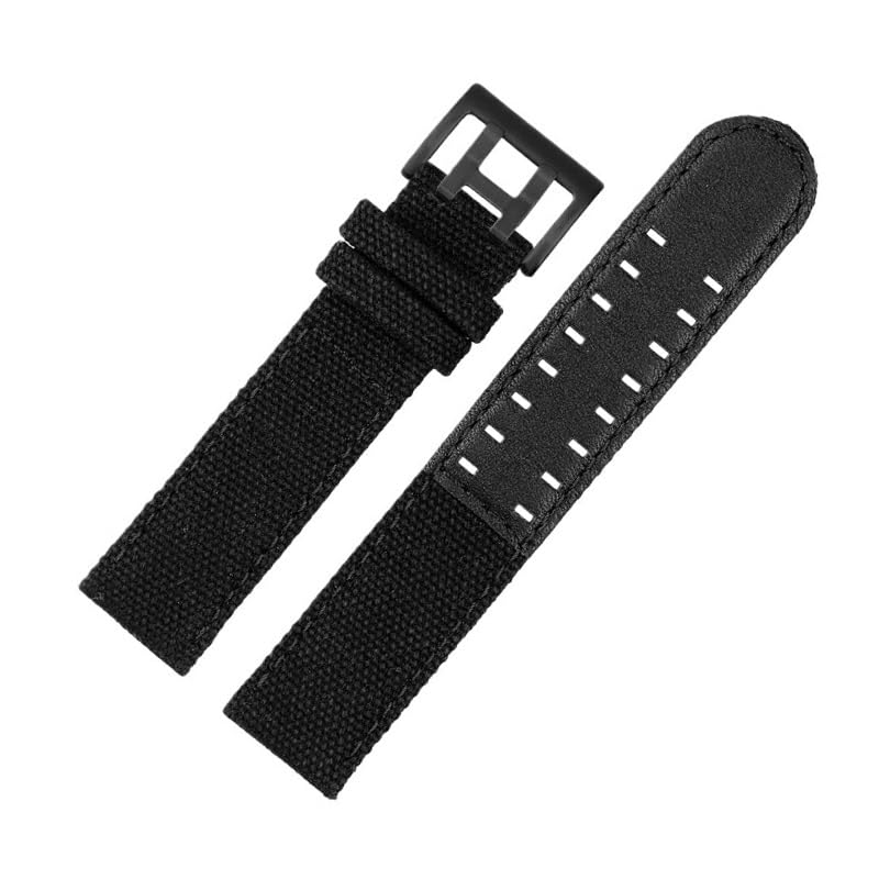Bracelet montre nylon cuir 22mm Hamilton Khaki Field pour l'aventure