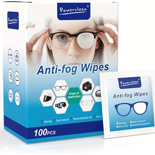 Ngel Anti-Fog Lens Cleaning Wipes 100 Pcs