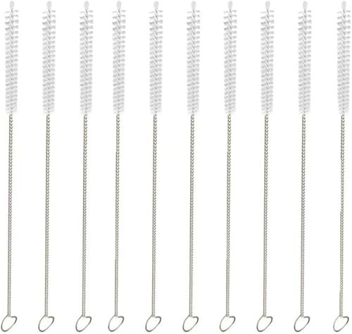 Limpiadores de paja Cepillo Beber Moda 10PCS Nylon Pipe Limpieza Herramientas Cocina Producto