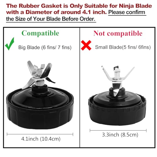 2 Piezas Juntas de Goma para Licuadora Nutri Ninja miniatura 2