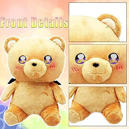 Lopbraa 14" Devil Bear Plush Toy Sleep Bear Sleepy Princess In The Castle Stuffed Plush Bear Cute Stuffed Animals Toy Bear Dolls (Type-A) #TOP3