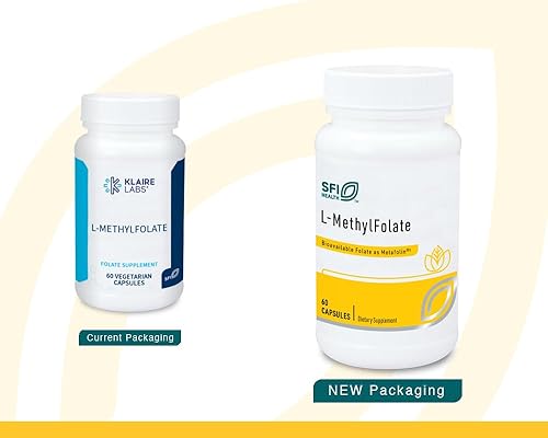 Miniatura 2 de Klaire Labs SFI Health L-metilfolato - 1000 mcg de folato altamente biodisponible, hipoalergénico, 1000 microgramos (1 miligramo) metafolina