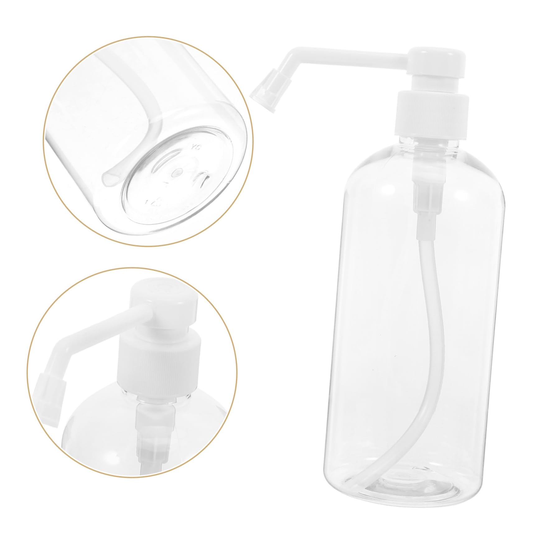 MAGICLULU 3 Set Dispenser Pompa Ricaricabile Bottiglie Trasparenti Per Shampoo E Lozione Design Pratico Con Pompa Per Uso E Flaconi Vuoti Per Cosmetici E Detergenti 2 Pezzi*3