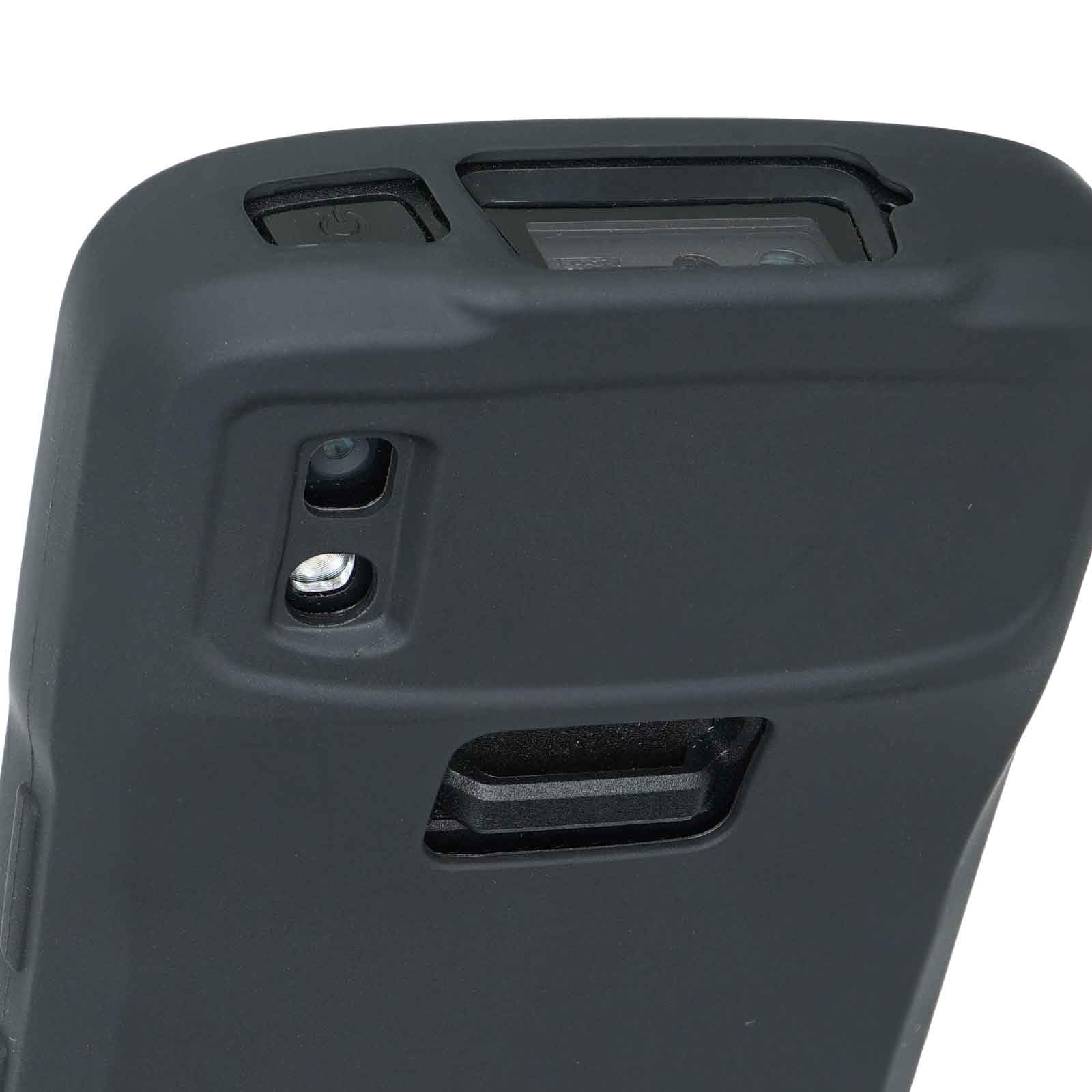 caseroxx Ręczne etui ochronne na komputer mobilny do Zebra TC22 / TC27 z ochroną przed wstrząsami, gumowe etui ochronne TPU, czarne