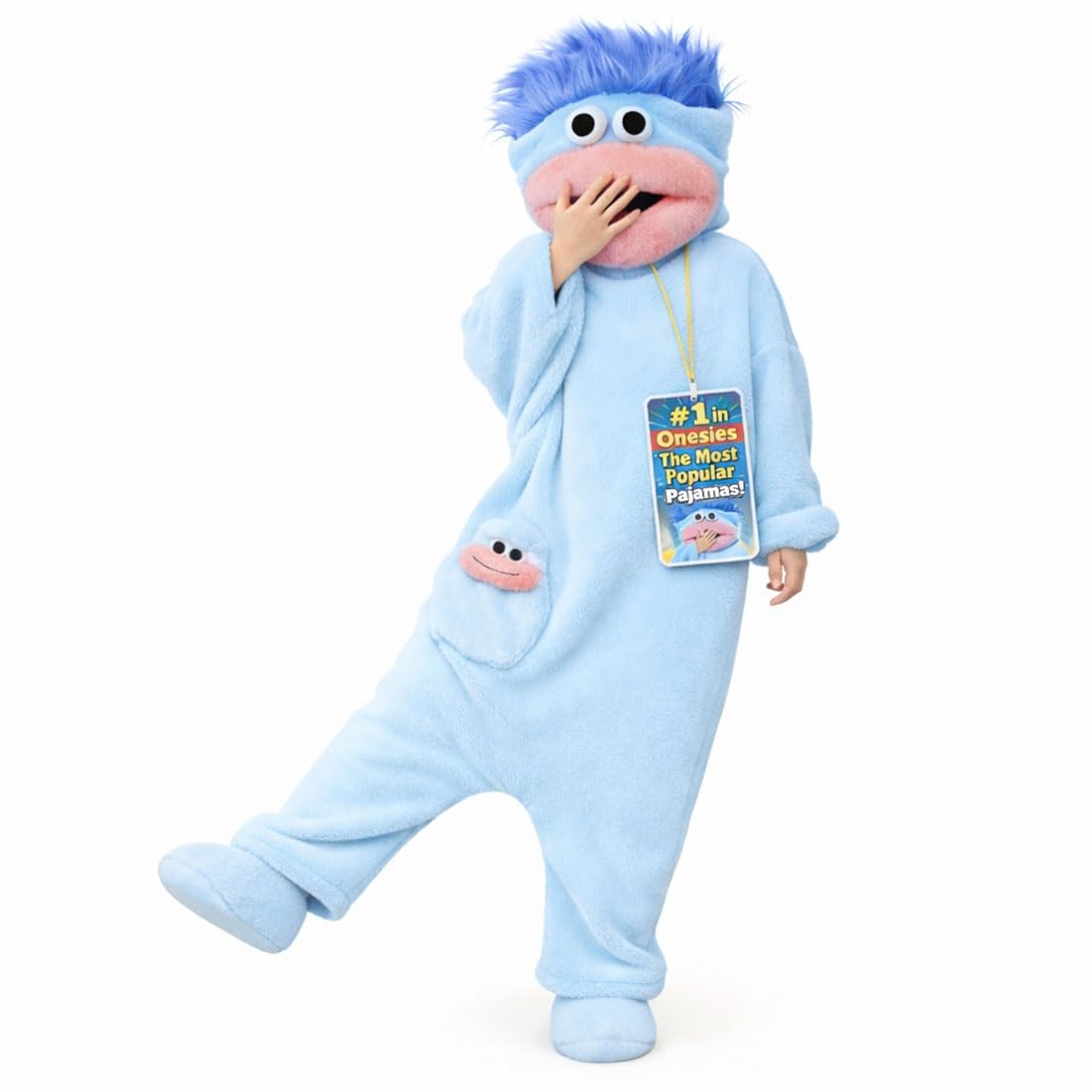Monster Onesie, Big Mouth Monster Onesie, zabawna piżama Monster głupia, nadająca się do noszenia Onesie, unisex pluszowa odzież domowa na imprezę zdjęciową