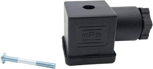 1PC Plug Solenoid Valve Coil Connector DIN43650 A/B/C For Valve Solenoid Coil DC