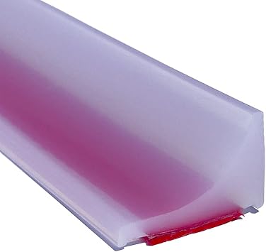 118" Flexible Silicone Shower Threshold Water Dam Barrier,Transparent