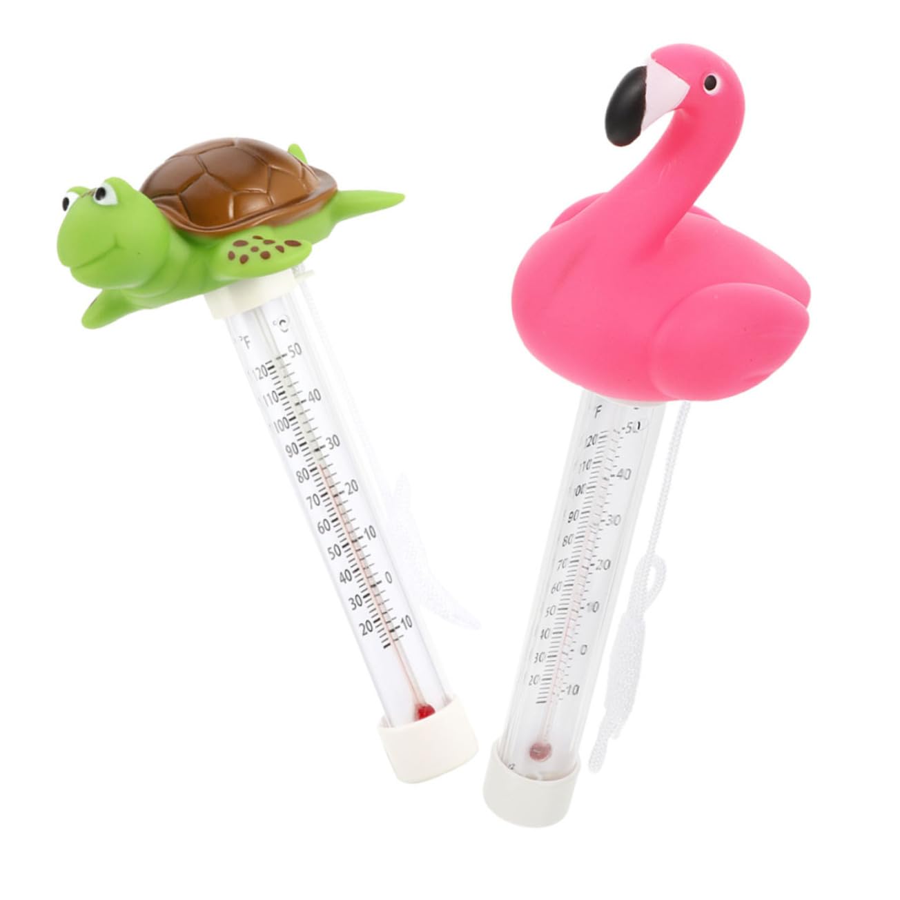 Toddmomy 5 Sätze Schwimmendes Poolthermometer Temperaturanzeige Für Wasser in Pool Aquarium Und Badewanne Mit Strapazierfähigem Material Und Schnur Zur Sicheren Anwendung 2 Stück * 5