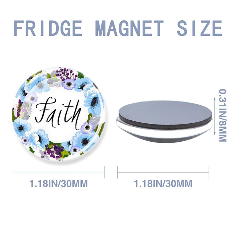 12PCS Decorative Refrigerator Fridge Mini Magnets for Whiteboard Office Cabinets Kitchen Strong Locker Magnets Gift(Inspirational Words)