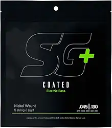 Encordoamento 045 Coated SG Niquel para Baixo 5 Cordas .045 - .130