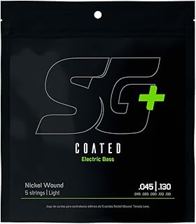 Encordoamento 045 Coated SG Niquel para Baixo 5 Cordas .045 - .130