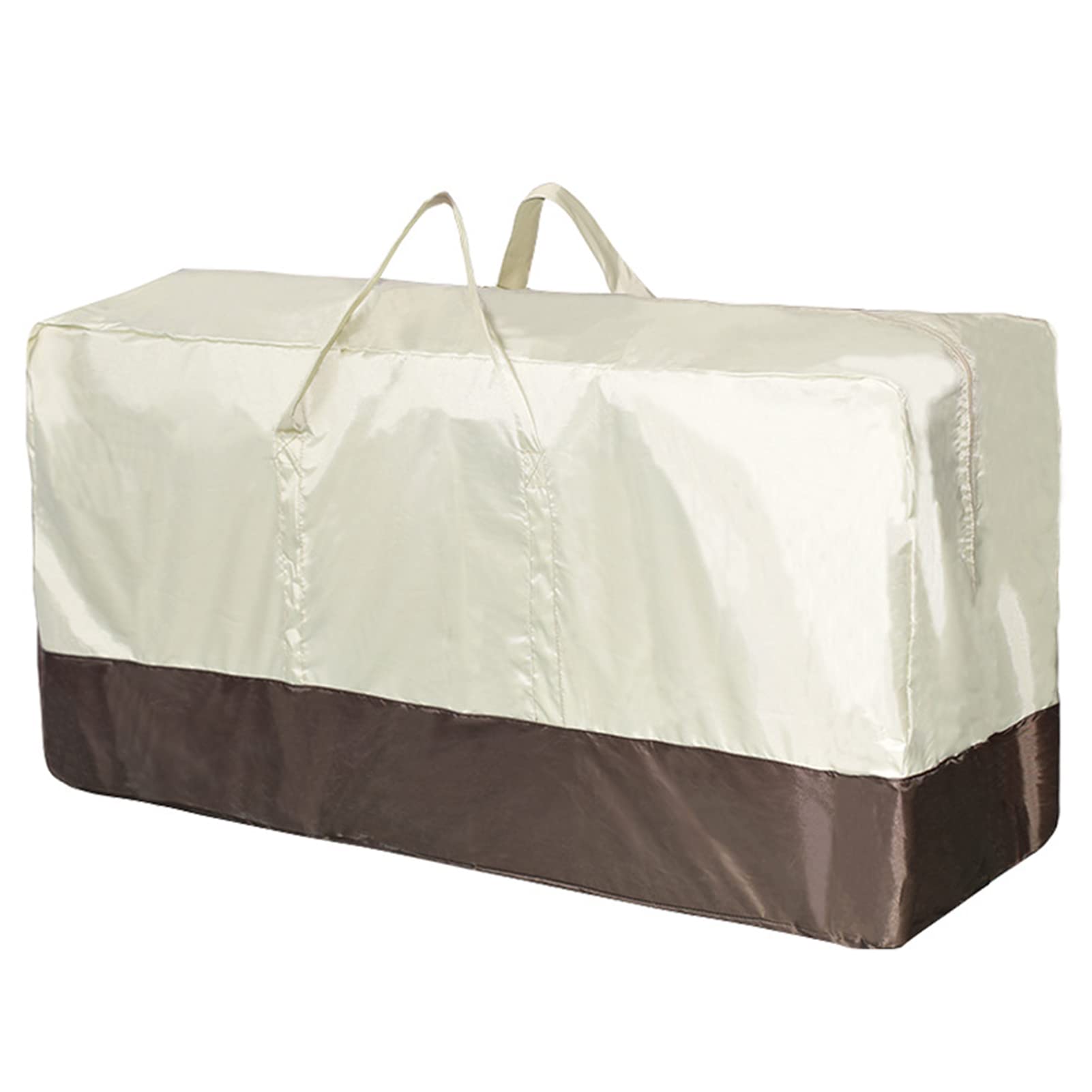 Poduszki mebli ogrodowych Torba do przechowywania, torba do przechowywania choinek, bardzo duża wodoodporna torba na zewnątrz Patio Seat Pads Carry Handbag z uchwytem i zamkiem błyskawicznym,152x71x51 cm
