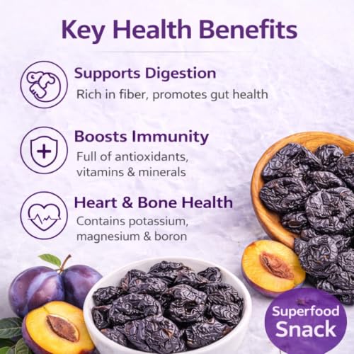 Image of Dry Goods Co Pitted Prunes 400g | No Added Sugar | Premium Dried Plums | Soft and Healthy