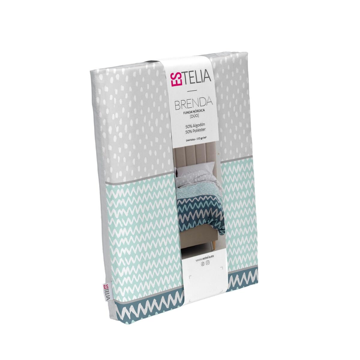 Alexandra House Living Duvet Cover Brenda Multicoloured 240 x 220 cm
