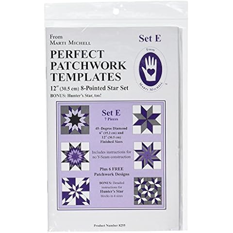 Marti Michell Eight Pointed Star Templates Set Cover