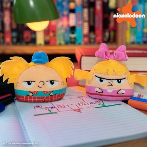 Image of TeeTurtle Nickelodeon Nick Nostalgia Series Reversible Plushie Mystery Box - 3-Inch Two-Sided Blind Box Plush with Embroidered Details - Cute Surprise Toy for Kids, Teens, and Adult