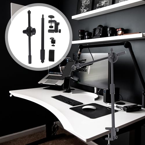 Soporte de teléfono ajustable para grabación de vídeo de escritorio YOSADIER 7