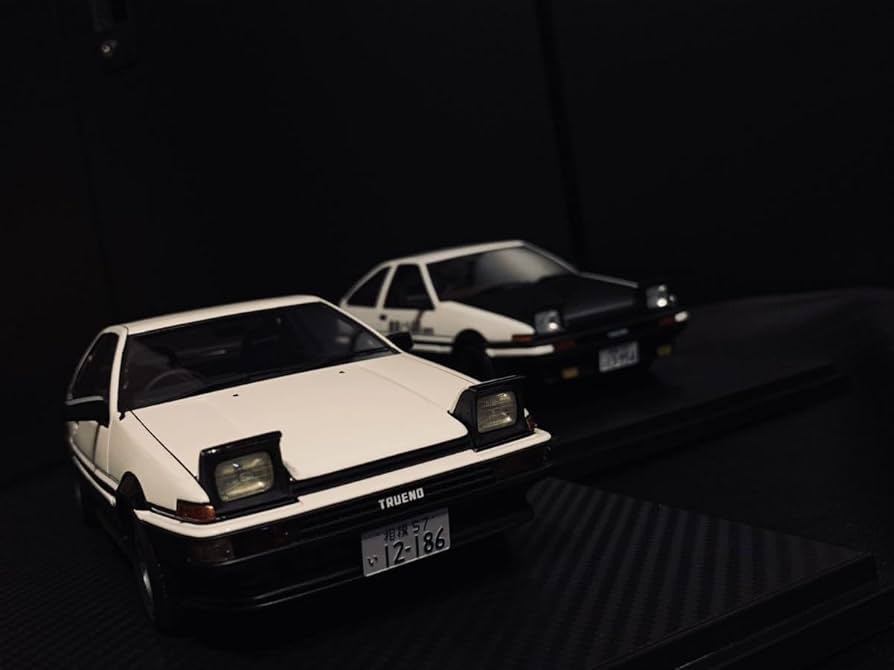 【限定80台】イグニッション1/18 頭文字D AE86 LED light 明日！！1/18スケールLEDライト点灯 WEB限定モデル「頭文字D
