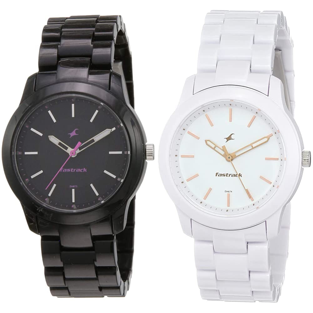 Fastrack Plastic 68006Pp01 68006Pp02 Analogue Womens Watches Combo, Dial Color-Black, Band Color-Assorted (B07WPRRM6B) Amazon Price History, Amazon Price Tracker