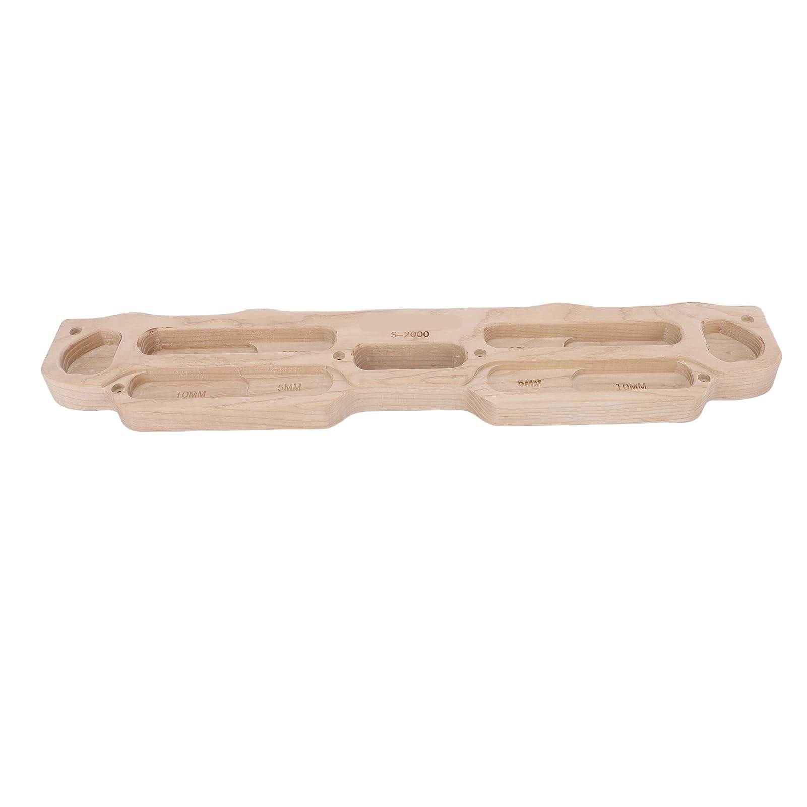Cryfokt Klettern Hangboard, Tragbarer Effektiver Kletterstärkebauer, Holztraining Fingerbrett, Hangboard Klettern Sie Kletterwand für Krafttraining zu Hause Fitnessstudio