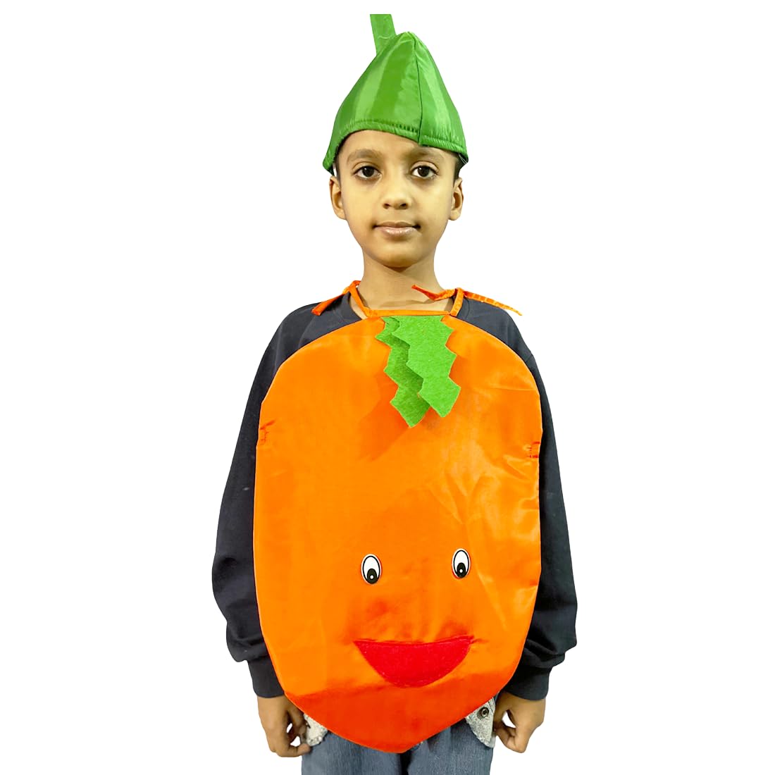 FASHIONSLIQUE® Carrot Smiley Vegetable Cosplay Costume Outfit For Kids Girls, Boys Partys | Halloween Fruits Dress -2-8 Years, Orange (B0CZJDW9QH) Amazon Price History, Amazon Price Tracker