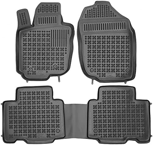 Revestimientos de suelo de ajuste personalizado compatibles con Toyota RAV4 2006-2012, para todo tipo de clima, moldeados, impermeables, forros de