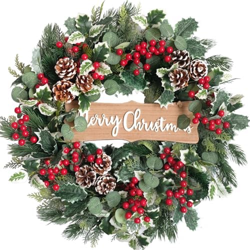idyllic Christmas Wreath-22 Christmas Decoration Wreaths for Fron...