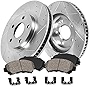 Callahan CDS02469 FRONT 312mm D/S 5 Lug [2] Rotors + Ceramic Brake Pads + Hardware [ fit Dodge Dakota 2WD 4WD 4X4 ]