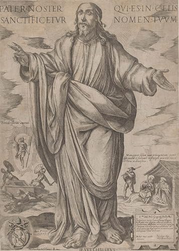 Lienzo de la Bendición de Cristo para Decorar un Salón Elegante y Lleno de Paz