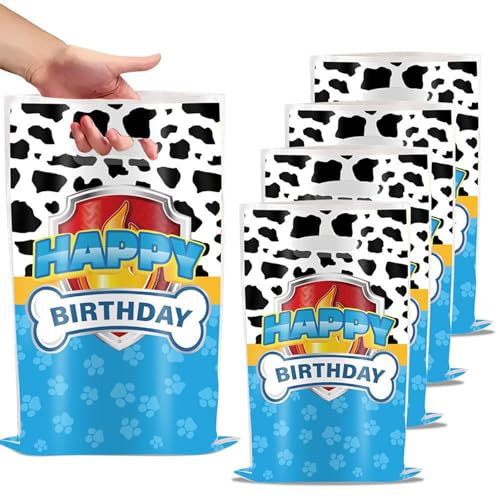 30 sacs cadeaux à motifs de dessins animés, parfaits pour les fêtes d'anniversaire d'enfants, les articles de fête et le rangement de bonbons.(d