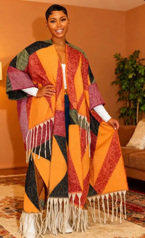 Image of Kimono Cardigan for Women Long Boho Satin Kimono Robes Plus Size Open Front Beach Swimsuit Cover Ups Lightweight Duster