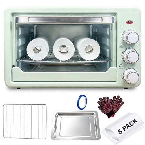 Image of Sublimation Oven Machine, 22L 110V 1500W Convection Oven for Sublimation Blanks Mugs Tumblers Cups Water Bottles Bulk Printing with Heat Resistant Tape, Glove and Shrink Wrap.