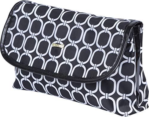 Necessaire para cosméticos, com Tampa, Sestini, Feminino, Estampa Geométrica