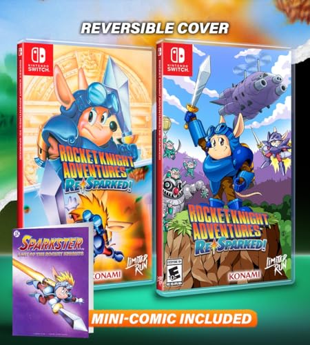 Rocket Knight Adventures Re:Sparked Switch compilation rétro fluide - 4