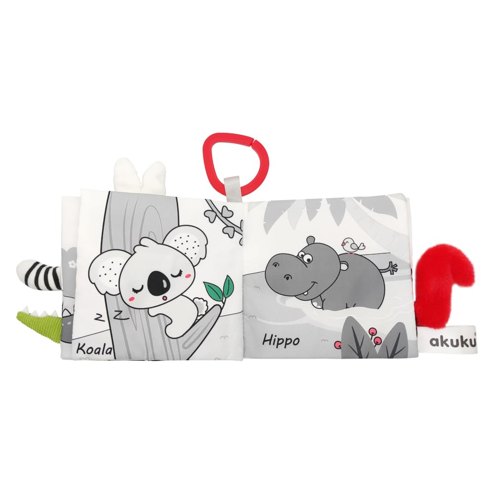 AKUKU Książeczka sensoryczna Animal Kingdom A0481